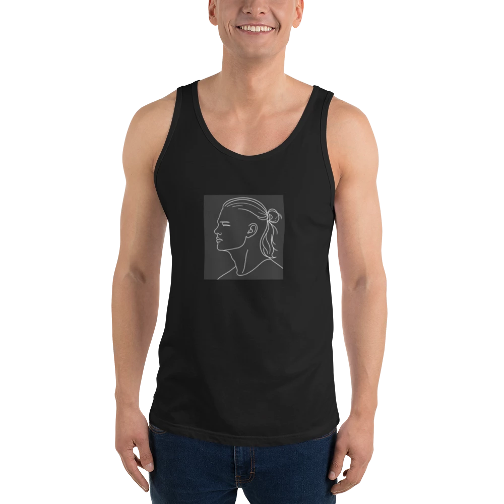 Viking Masculine Face Men’s Staple Tank Top | Bella + Canvas 3480