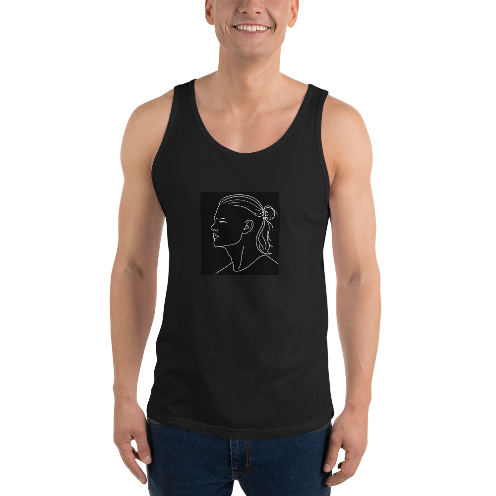 Viking Masculine Face Men’s Staple Tank Top | Bella + Canvas 3480