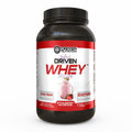Driven WHEY- Grass Fed Whey Protein Powder: Delicious Clean Protein Shake- Improve Muscle Recovery with 23 Grams of Protein with Added BCAA and Digestive Enzymes (Strawberry Milkshake 2 lb)