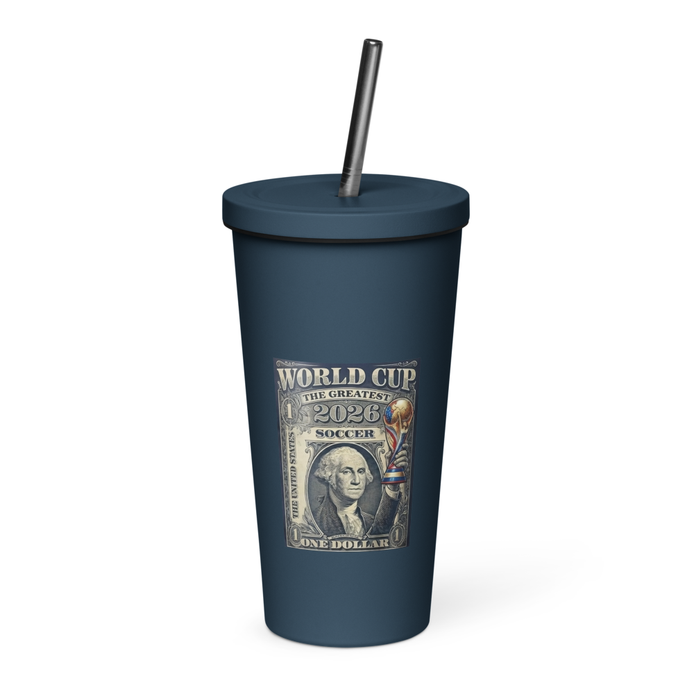 Usa World Cup 2026 Insulated Tumbler with a Straw