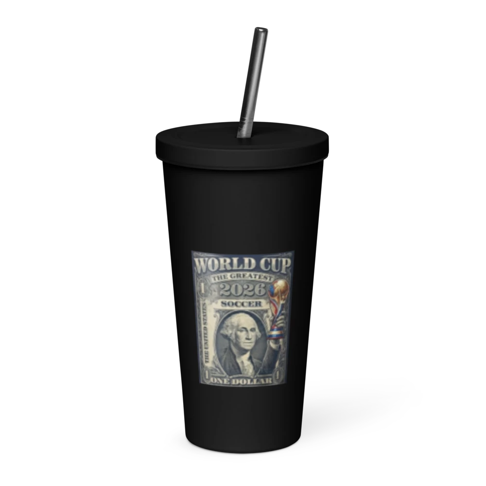 Usa World Cup 2026 Insulated Tumbler with a Straw