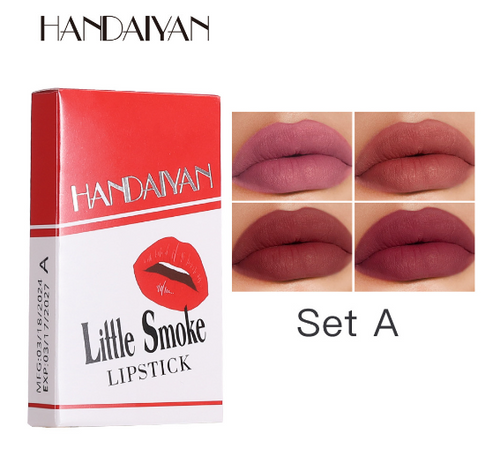 12-Color Matte Lip Gloss in Nude Shades