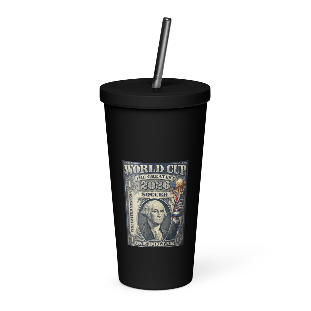 Usa World Cup 2026 Insulated Tumbler with a Straw