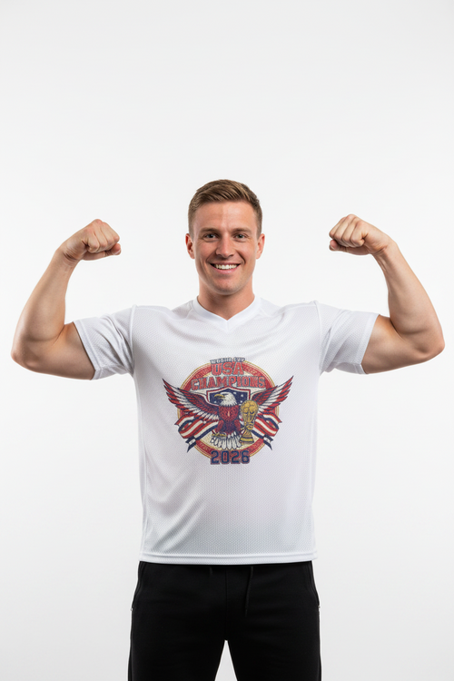 Breathable Mesh Football Jersey USA  Word World Cup 2026